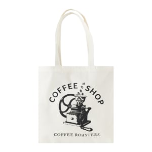 pdc_เบสิโค กระเป๋าผ้าลาย Coffee Shop