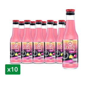 pdc_เรดดี้ บลิ้งค์ กลิ่นเลมอนเชจูและลิ้นจี่ 150 มล. x 10 ชิ้น