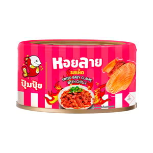 pdc_ปุ้มปุ้ย หอยลายกระป๋อง รสเผ็ด 70 ก.