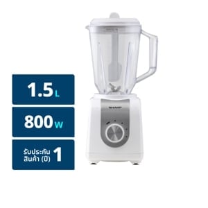 pdc_ชาร์ป เครื่องปั่น 800 วัตต์ รุ่น EM-M801 ขนาด 1.5 ล. สีขาว