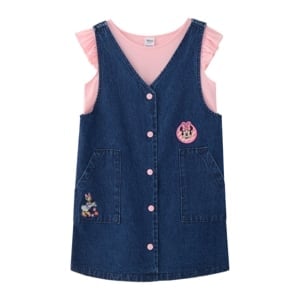 pdc_ดิสนีย์ เสื้อ+เอี๊ยมเด็กหญิง รุ่น FMTN2508LG013 สียีนส์