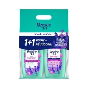 pdc_รีจอยส์ แชมพูและครีมนวดผม 3อิน1 โคเรียน ลาเวนเดอร์ บลูม 370 มล. แพ็ค 1+1