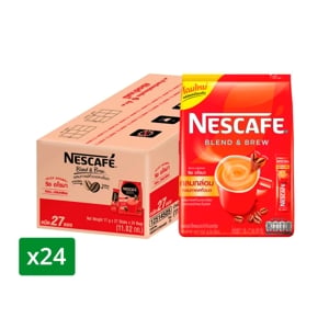 pdc_เนสกาแฟ เบลนด์ แอนด์ บรู ริชอโรมา 17 ก. แพ็ค 27 x 24 ถุง