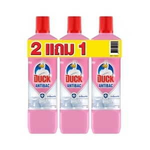 pdc_เป็ด น้ำยาทำความสะอาดห้องน้ำ สูตร 1 กลิ่นพิ้งค์สมูท 900 มล. แพ็ค 2 แถม 1
