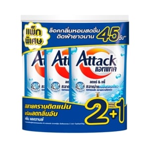 pdc_แอทแทค คลีน แอดวานซ์ ชนิดน้ำ 600 มล. แพ็ค 2+1