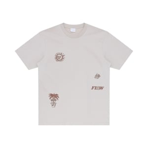 pdc_เบสิโค เสื้อยืดแขนสั้นชาย สีเบจ