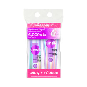 pdc_ซันซิล เบาวน์ซี่ บิ๊กแฮร์ แชมพู 350 มล. + คอนดิชันเนอร์ 320 มล. แพ็ค 1+1