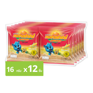 pdc_คอร์นพัฟฟ์ ข้าวโพดอบกรอบ รสดั้งเดิม 16 ก. แพ็ค 12