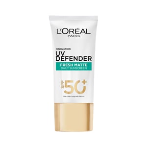 pdc_ลอรีอัล ปารีส ยูวี ดีเฟนเดอร์ แมทท์ แอนด์ เฟรช SPF50+ PA++++ ลอง ยูวีเอ 50 มล.