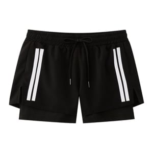 pdc_เบสิโค กางเกงขาสั้น 2อิน1 สำหรับผู้หญิง รุ่น FPET24Q4LA010 สีดำ