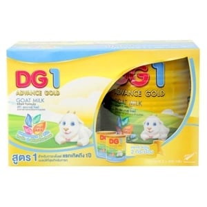 pdc_ดีจี1 แอดวานซ์ โกลด์ อาหารทารกเตรียมจากนมแพะ สูตร 1 บรรจุ 400 ก. X 2 กระป๋อง