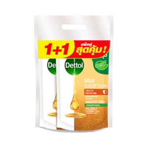 pdc_เดทตอล โกลด์ เจลอาบน้ำ แอนตี้แบคทีเรีย สูตรคลาสสิก คลีน 370 มล. 1+1