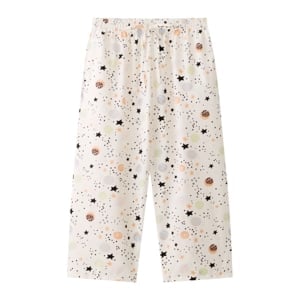 pdc_เบสิโค กางเกงผู้หญิง ลายอวกาศ รุ่น FTHB2411NW004 สีครีม