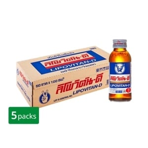 pdc_ลิโพ เครื่องดื่มบำรุงกำลัง 100 มล. แพ็ค 50 ขวด