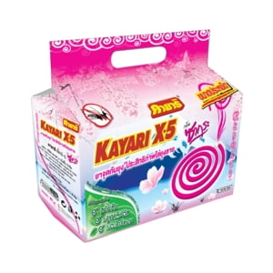 pdc_คายาริ ยาจุดกันยุง X-5 กลิ่นซากุระ 80 ขด