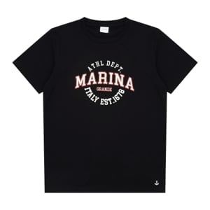 pdc_เบสิโค เสื้อยืดแขนสั้นพิมพ์ลาย สำหรับผู้ชาย รุ่น FSWN24Q3YM013 สีดำ