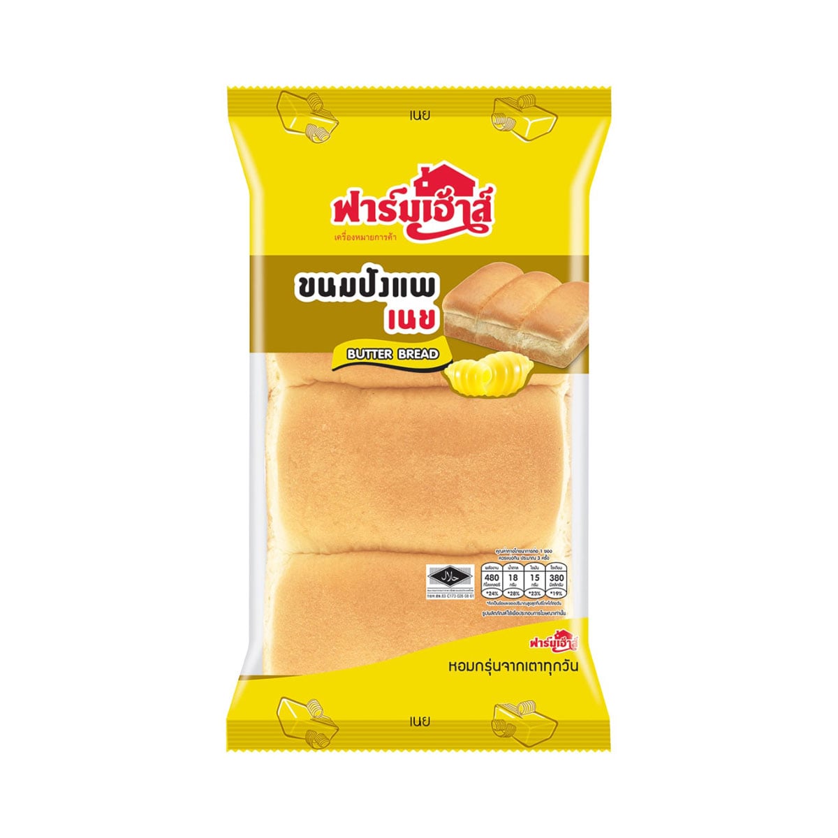 pdc_ฟาร์มเฮ้าส์ ขนมปังแพเนยสด 140 ก.