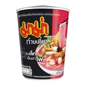 pdc_มาม่า ก๋วยเตี๋ยวคัพ เส้นเล็กกึ่งสำเร็จรูป รสเย็นตาโฟซอสเข้มข้น 73 ก.