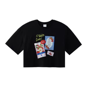 pdc_เบสิโค เสื้อยืดผู้หญิง รุ่น FASL25Q1LC003 สีดำ