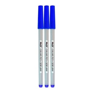 pdc_ไพลอต ปากกาสีน้ำ รุ่น SDR-200 (SC3)-L สีน้ำเงิน แพ็ค 3