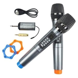 pdc_เชอร์แมน ไมโครโฟนไร้สาย รุ่น MIC-150+ สีเงิน