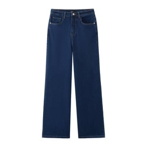 pdc_เบสิโค กางเกงยีนส์ทรง Wide Leg สำหรับผู้หญิง รุ่น FVKI24Q3LC001 สียีนส์ฟอกเข้ม