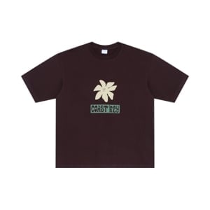 pdc_เบสิโค เสื้อยืดผู้ชาย Oversize สีน้ำตาล