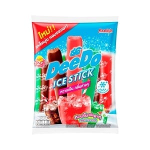 pdc_ดีโด้ ไอซ์ลอลลี่ เครื่องดื่มหวานเย็นกลิ่นต่างๆ 35 มล. แพ็ค 12+1