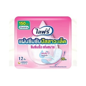 pdc_ไลฟ์รี่ ซึมซับปัสสาวะ 150 ซีซี 12 ชิ้น