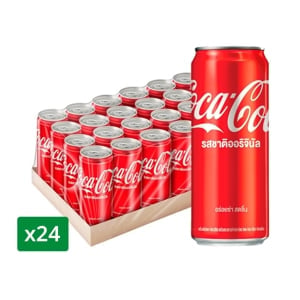 pdc_โค้ก น้ำอัดลม รสออริจินัล แบบกระป๋อง 325 มล. x 24 ชิ้น