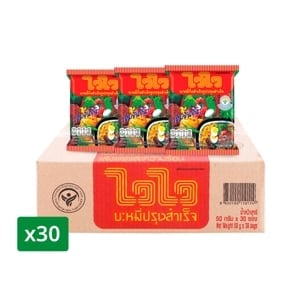 pdc_ไวไว บะหมี่กึ่งสำเร็จรูปปรุงสำเร็จ 50 ก. แพ็ค 30