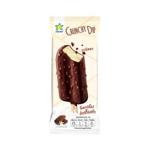 pdc_ครีโม ครันชี่ดิ๊บ วานิลลา ไอศครีมวานิลลาเคลือบช็อกโกแลตและถั่ว 70 ก.