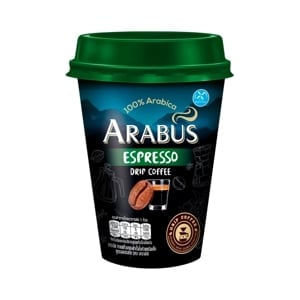 pdc_อาราบัส กาแฟคั่วบดชงสำเร็จในถ้วยพร้อมดื่ม สูตรเอสเปรสโซ 230 มล.