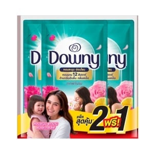pdc_ดาวน์นี่ ผลิตภัณฑ์ปรับผ้านุ่ม สูตรเข้มข้น สำหรับการตากในที่ร่ม 450 มล. แพ็ค 2+1