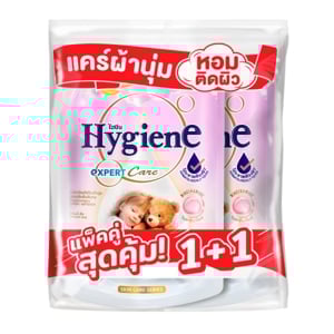 pdc_ไฮยีน เอ็กซ์เพิร์ท แคร์ น้ำยาปรับผ้านุ่มสูตรเข้มข้นพิเศษ ดรีมมี่ ฮัก 1000 มล. แพ็ค 1+1