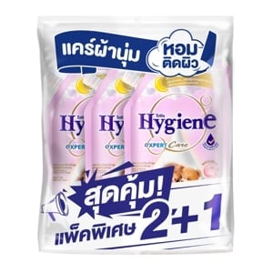pdc_ไฮยีน เอ็กซ์เพิร์ท แคร์ น้ำยาปรับผ้านุ่มสูตรเข้มข้นพิเศษ ดรีมมี่ ฮัก 480 มล. แพ็ค 2+1