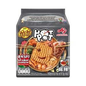 pdc_ยำยำ บะหมี่กึ่งสำเร็จรูป รสหม่าล่าน้ำข้นหม้อไฟ 95 ก. x 4 ซอง