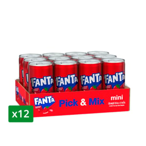 pdc_แฟนต้า น้ำอัดลม น้ำแดง 180 มล. x 12 ชิ้น