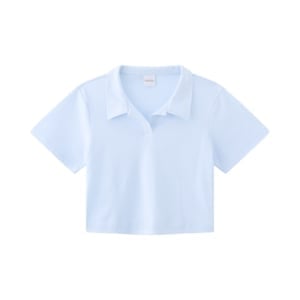 pdc_เบสิโค เสื้อคอปกผู้หญิง สีฟ้า