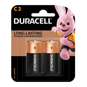 pdc_ดูราเซลล์ ถ่านอัลคาไลน์ 1.5V ขนาด C x 2 ก้อน