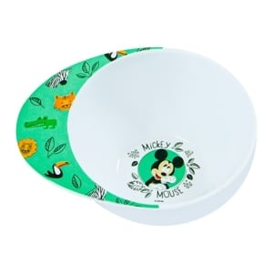 pdc_ซุปเปอร์แวร์ ชามเด็ก มิกกี้ ดูเดิลซู รุ่น T 6044-10.5 ขนาด 3.5 นิ้ว สีขาวและสีเขียว