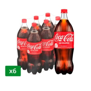 pdc_โค้ก น้ำอัดลม รสออริจินัล สูตรน้ำตาลน้อยกว่า 1.95 ล. x 6 ชิ้น