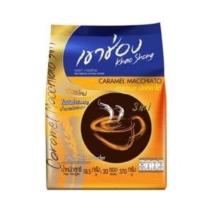 pdc_เขาช่อง กาแฟสำเร็จรูป คาราเมลมัคคิอาโต้ 18.5 ก. แพ็ค 20
