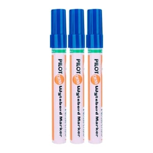 pdc_ไพลอต ปากกาไวท์บอร์ด รุ่น MK-M(SC3)-L สีน้ำเงิน แพ็ค 3