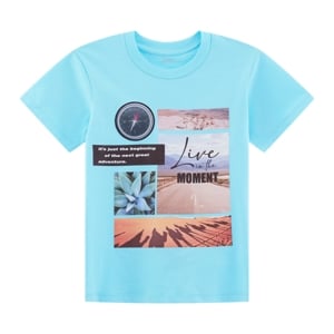 pdc_เบสิโค เสื้อยืด สำหรับเด็กชาย รุ่น FVDS2510LB002 สีฟ้า