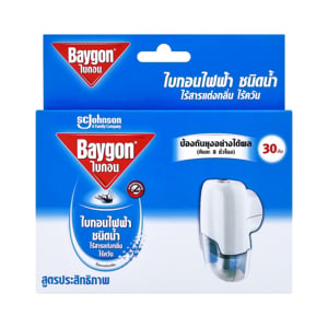 pdc_ไบกอน เครื่องไล่ยุงไฟฟ้าชนิดน้ำ ไร้สารแต่งกลิ่น 30 คืน