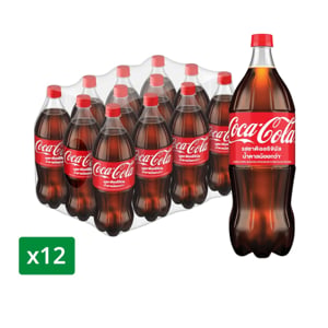 pdc_โค้ก น้ำอัดลม รสออริจินัล สูตรน้ำตาลน้อยกว่า 1.5 ล. x 12 ชิ้น