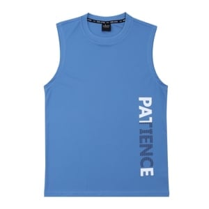 pdc_เบสิโค เสื้อยืดแขนกุดพิมพ์ลาย สำหรับผู้ชาย รุ่น FSWN24Q2MS001 สีฟ้า