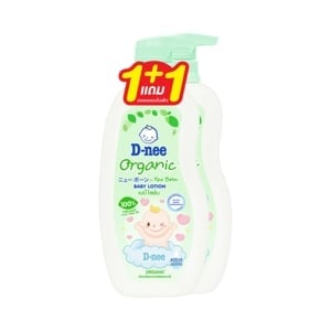 pdc_ดีนี่ ออร์แกนิค เบบี้ โลชั่น ฟอร์ นิวบอร์น 400 มล. แพ็ค 1+1