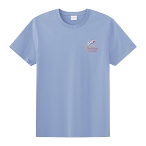 pdc_เบสิโค เสื้อยืดผู้ชาย รุ่น BCHS24Q4YM107 สีน้ำเงิน